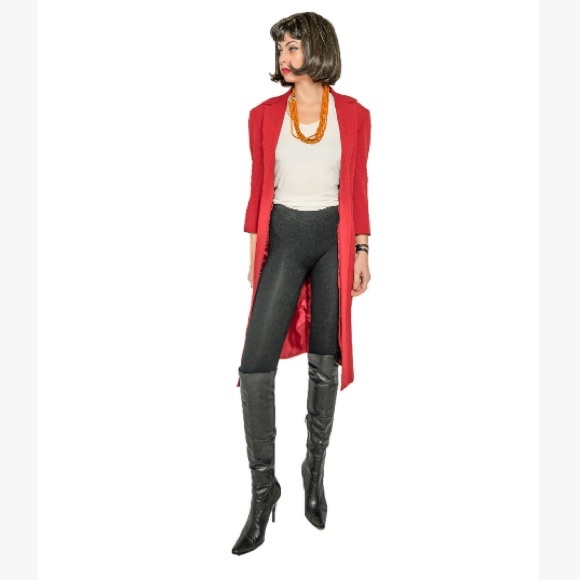 Halston Heritage Jackets & Blazers - Vintage Halston Long Blazer in Rust Color Size 6